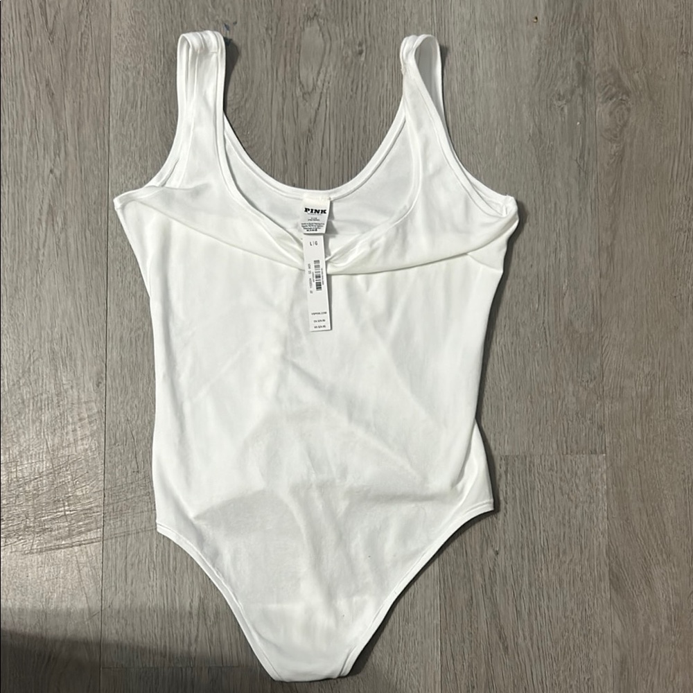 Victoria's Secret White Bodysuit Classic Design
